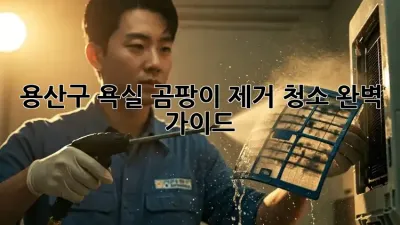 용산구 욕실 곰팡이 제거 청소 완벽 가이드